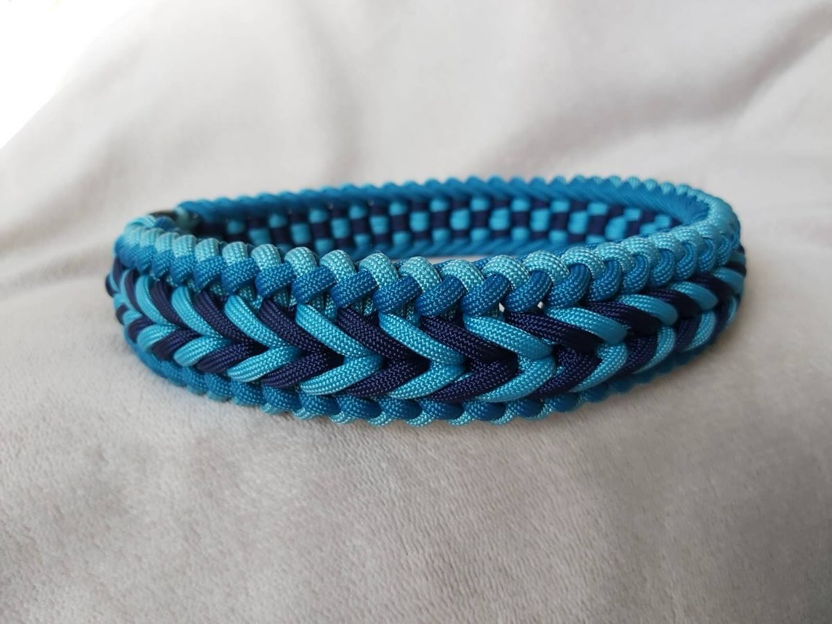 Chevron Paracord Dog Collar - Founder's Edition